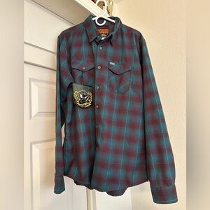 DIXXON Men’s Flannel The Quack Classic Redefined